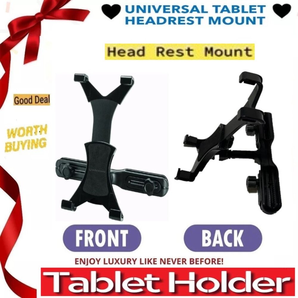 📢 SCOSCHE Premier ➕🆒 HEADREST MOUNT Universal MOUNT iPad/Tablet 💸BUY NOW‼️🟢